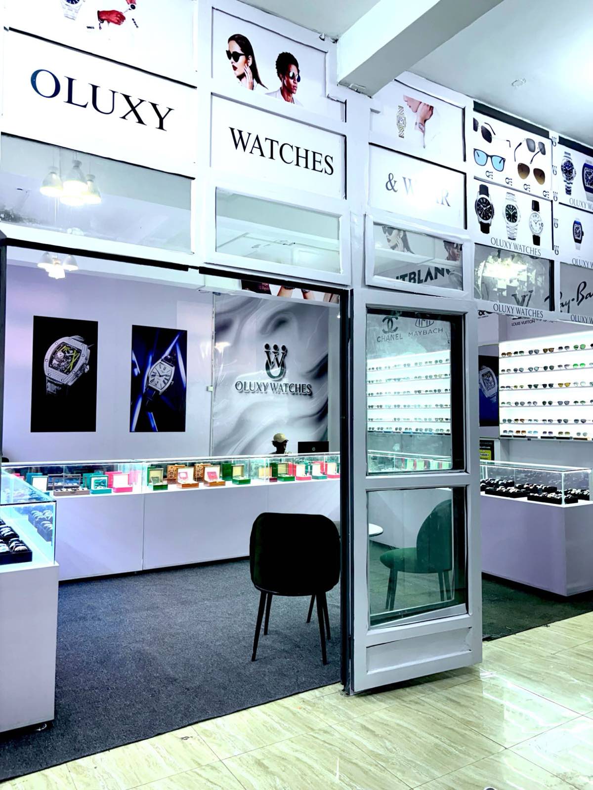 The Oluxy shopfront at GF Plaza, Kigali